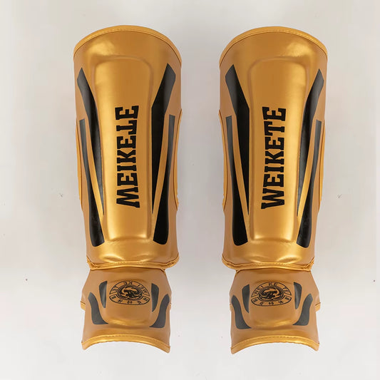 Boxing Shin Guards MMA Fighting Shin Guards Sanda Muay Thai Ankle Guards Unisex Competition Training Shin Guards