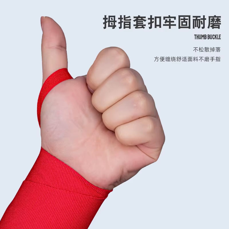 Elastic Boxing Hand Wraps - Breathable Muay Thai Bandages for Kickboxing, MMA, and Boxing (1.5M, 3M, 5M Options)