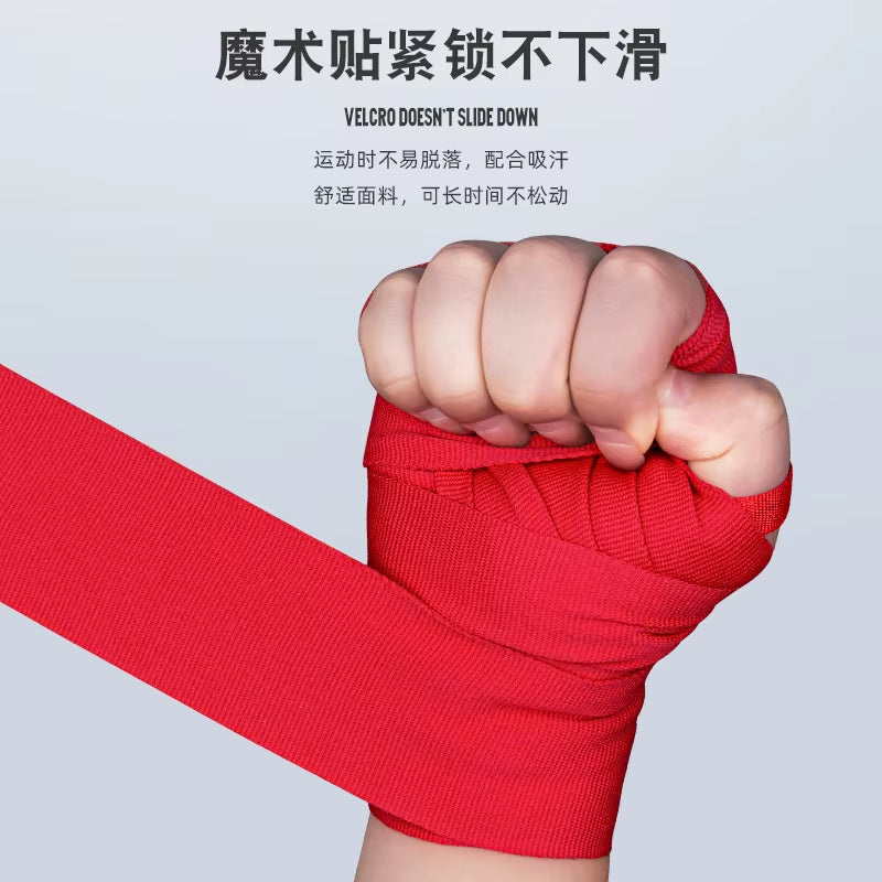 Elastic Boxing Hand Wraps - Breathable Muay Thai Bandages for Kickboxing, MMA, and Boxing (1.5M, 3M, 5M Options)