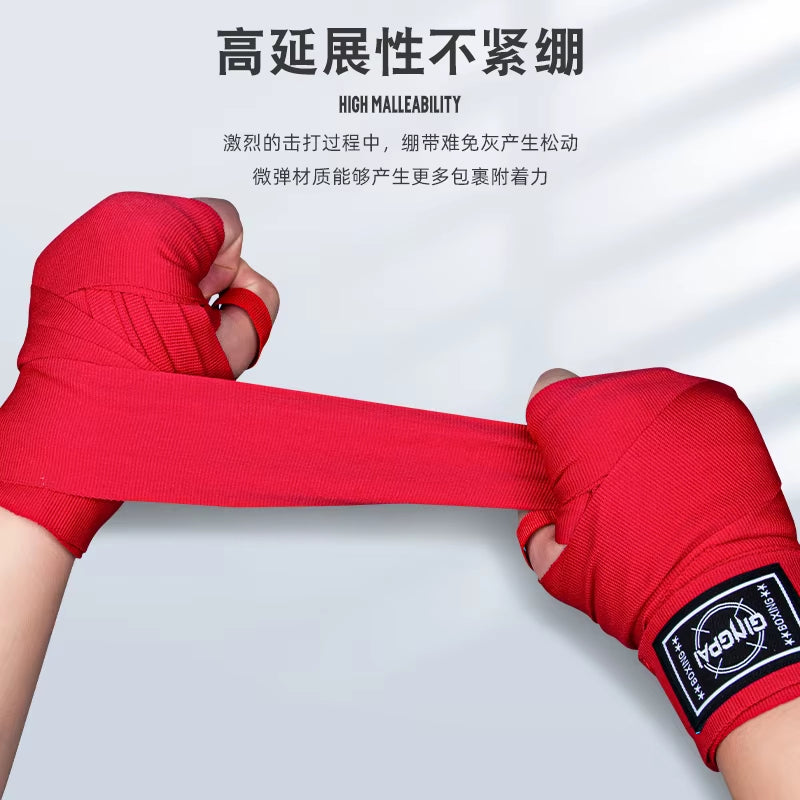 Elastic Boxing Hand Wraps - Breathable Muay Thai Bandages for Kickboxing, MMA, and Boxing (1.5M, 3M, 5M Options)