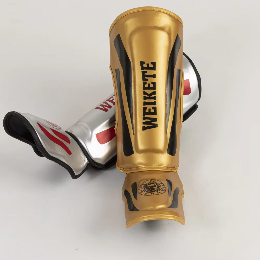Boxing Shin Guards MMA Fighting Shin Guards Sanda Muay Thai Ankle Guards Unisex Competition Training Shin Guards