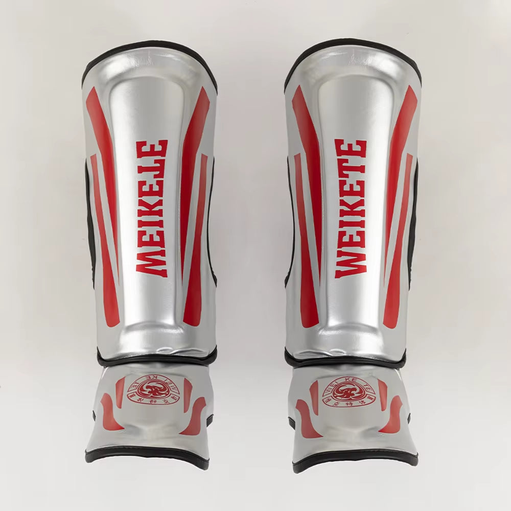 Boxing Shin Guards MMA Fighting Shin Guards Sanda Muay Thai Ankle Guards Unisex Competition Training Shin Guards