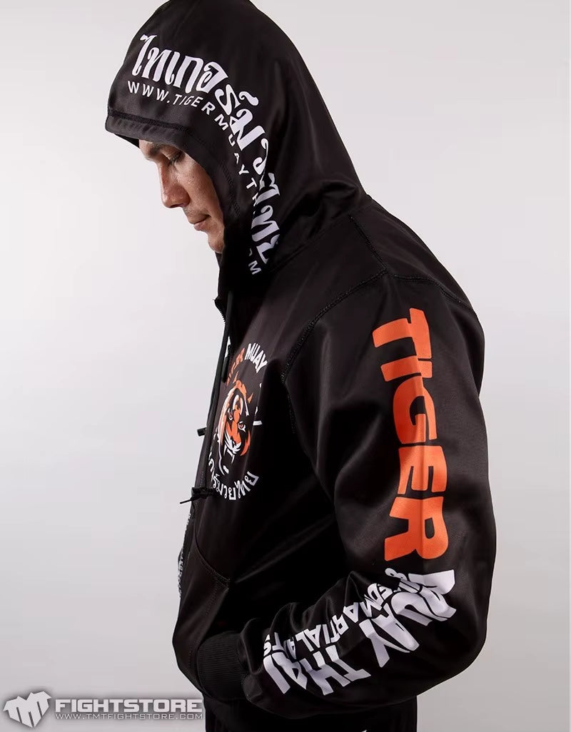 Body-Building Clothes Tiger Muay Thai MMA Muay Thai Boxing Shirt Long Sleeve "Signature" Series