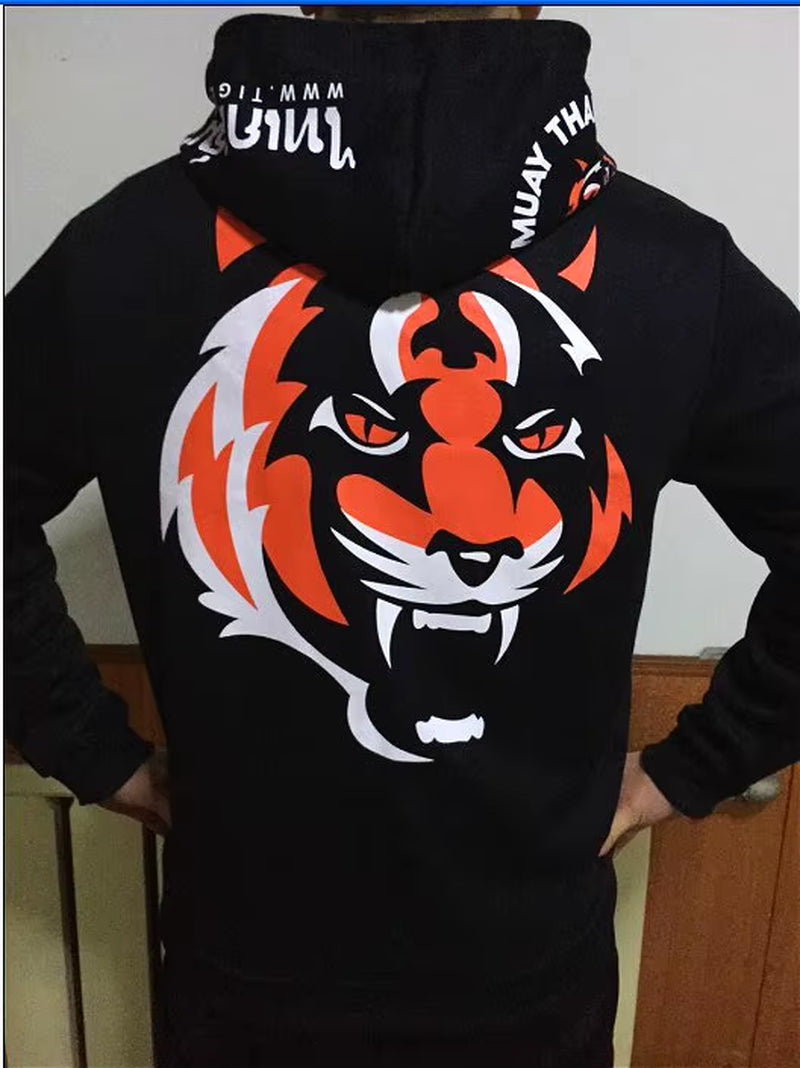 Body-Building Clothes Tiger Muay Thai MMA Muay Thai Boxing Shirt Long Sleeve "Signature" Series