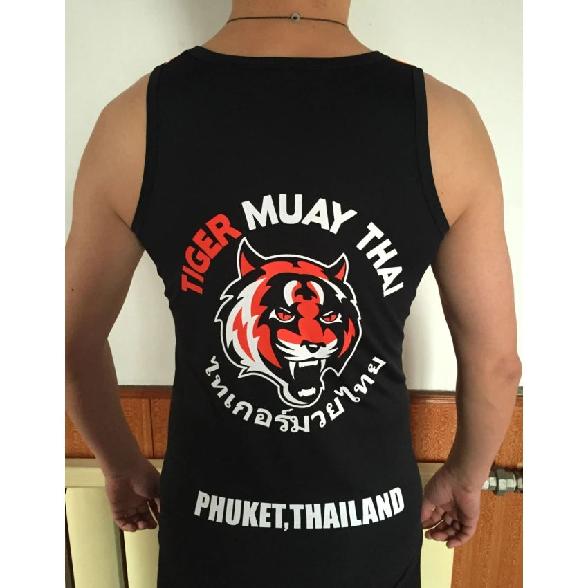 Black Tiger Muay Thai MMA Training Vest Breathable Absorbent Mma Muay Thai Clothingshort Mma Mma Man Boxing Shorts Jaco Short
