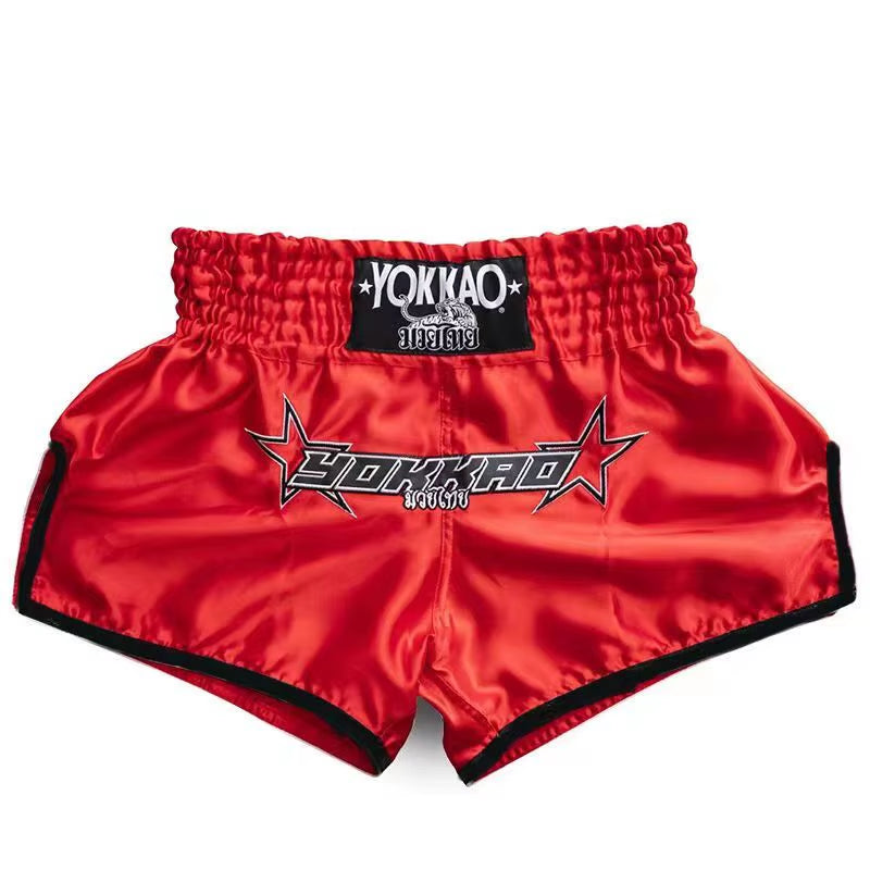 EVERBOUT Muay Thai Boxing Sanda Training Pant Fighting Sports Professional Men'S and Women'S Shorts